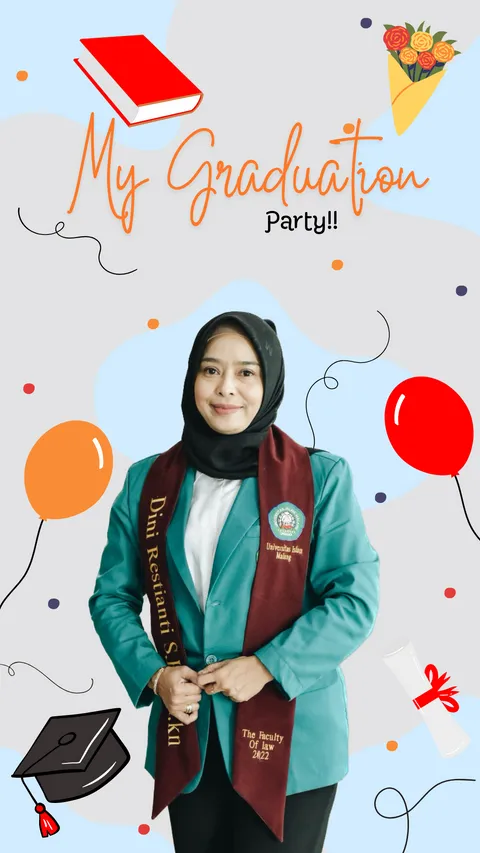 Foto sampul undangan Dini Graduation Party