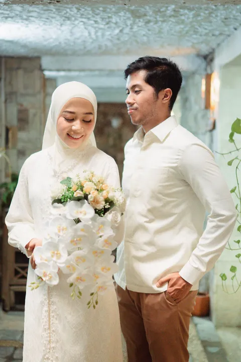 Foto sampul undangan Oktavian & Dea