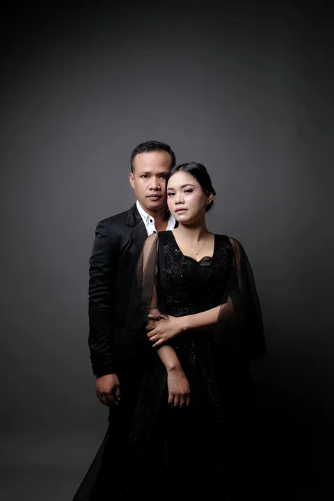 Foto sampul undangan David & Eni