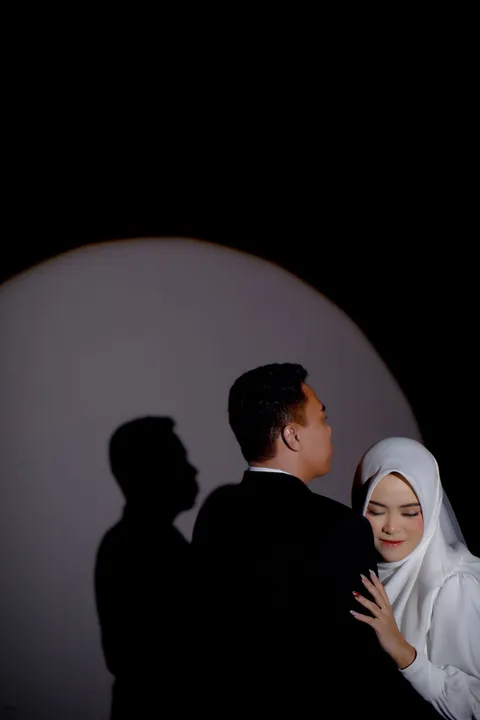 Foto sampul undangan Najib & Nisa