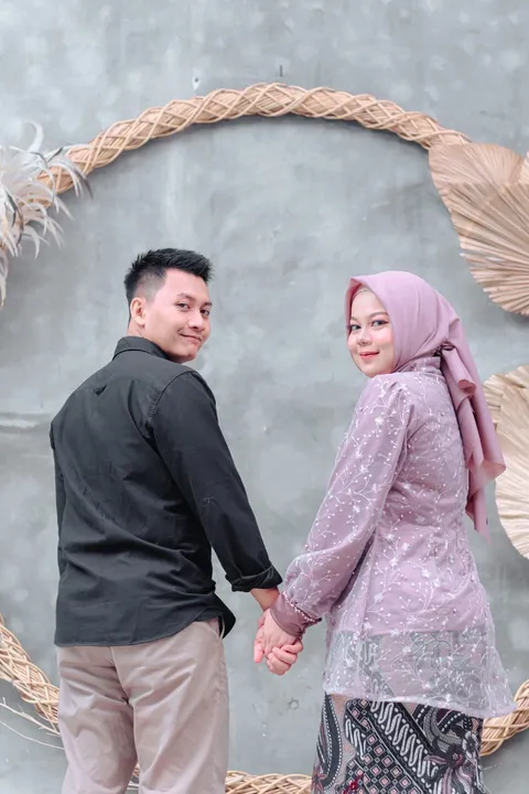 Foto sampul undangan Hanny & Alwi