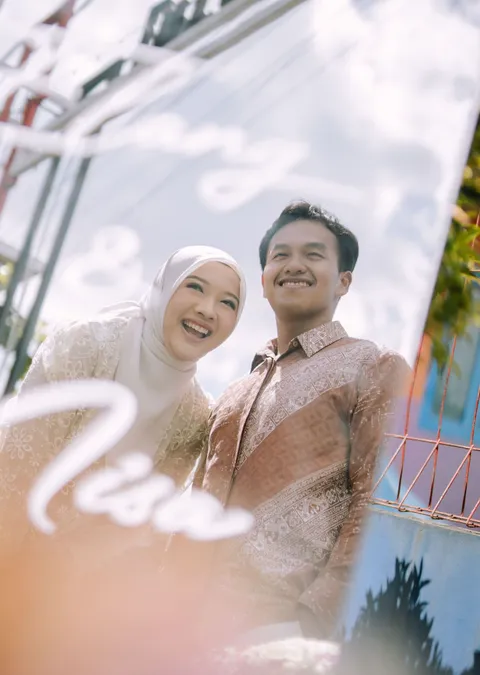 Foto sampul undangan Elang & Nisa