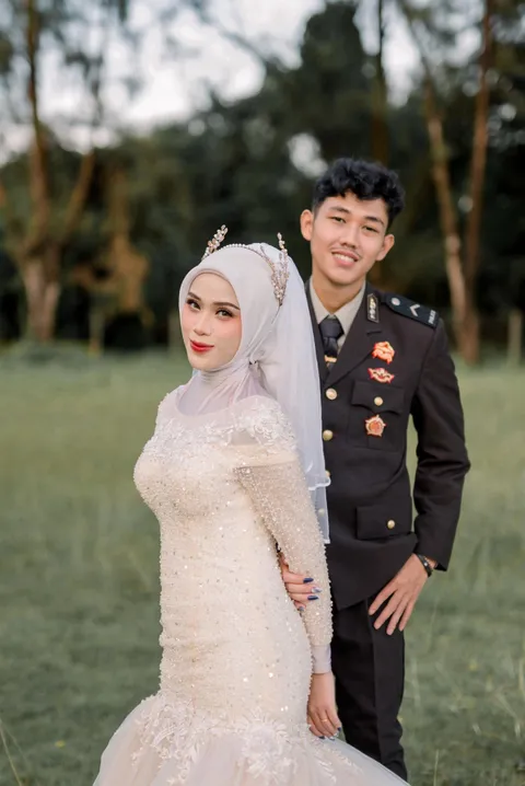 Foto sampul undangan Dimas & Sherina