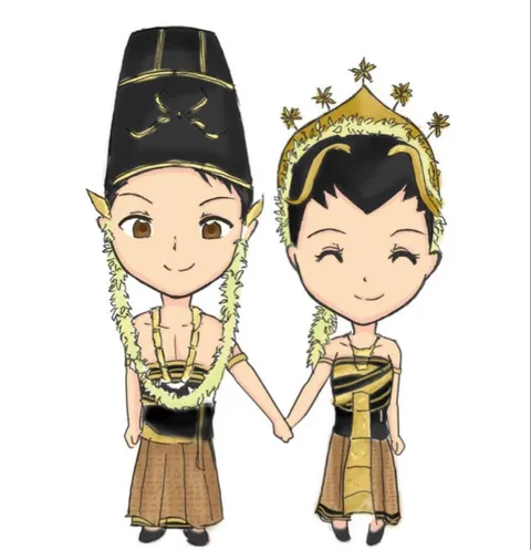 Foto sampul undangan Putri & Olin