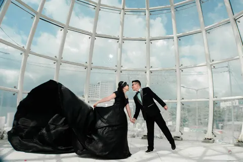 Foto sampul undangan Praysi & Rommy