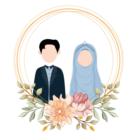 Foto sampul undangan Galang & Hikma