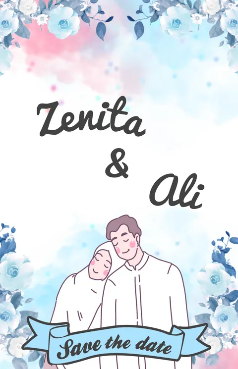 Foto sampul undangan Ali & Zenita