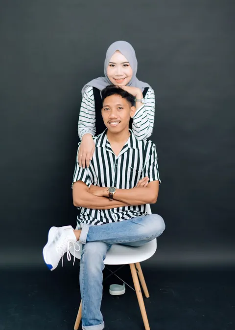 Foto sampul undangan Nia & Sandi