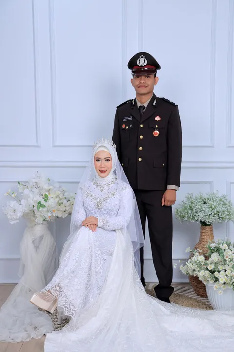 Foto sampul undangan Niar & Wahid