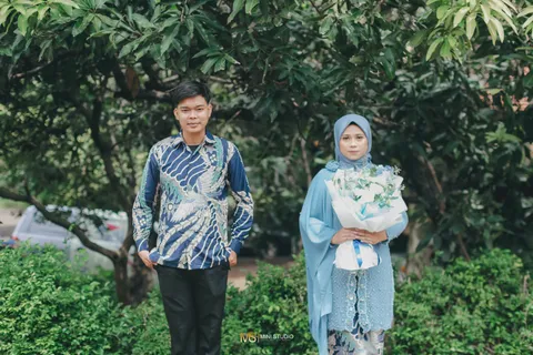 Foto sampul undangan Pebri & Evi