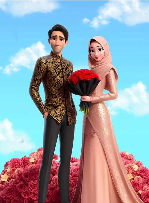 Foto sampul undangan Ikbal Sanusi & Radha Tsaniyah