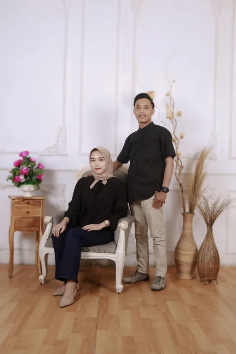 Foto sampul undangan Hatma & Lina