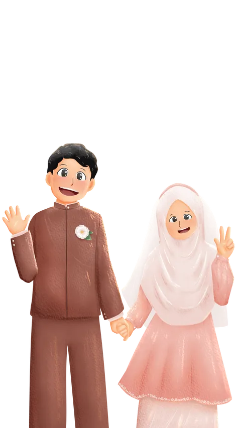 Foto sampul undangan Faiz & Nisa