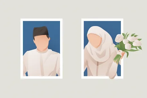 Foto sampul undangan Faiz & Nadra
