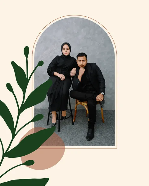 Foto sampul undangan Frida & Hafidz
