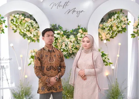 Foto sampul undangan Nasya & Mufti