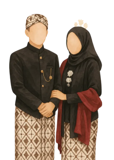 Foto sampul undangan Abid & Rosya