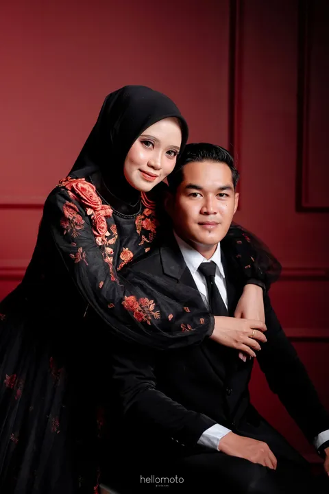 Foto sampul undangan Nf & As