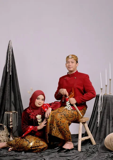 Foto sampul undangan Andre & Anis