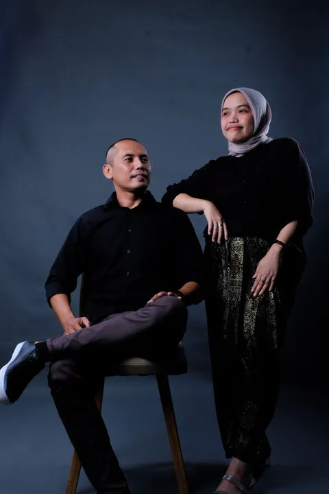 Foto sampul undangan Rizki & Dila