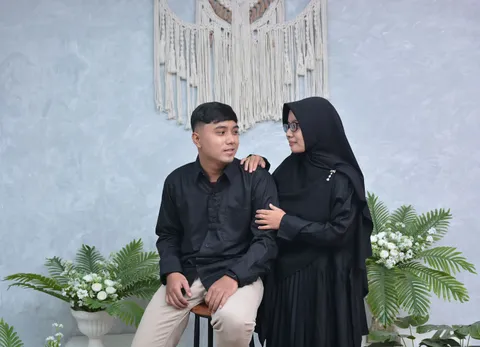Foto sampul undangan Dani & Atika