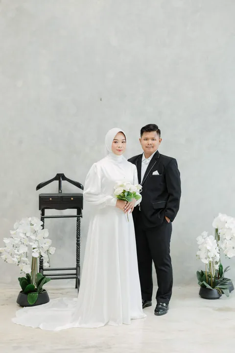 Foto sampul undangan Nugraha & Evi