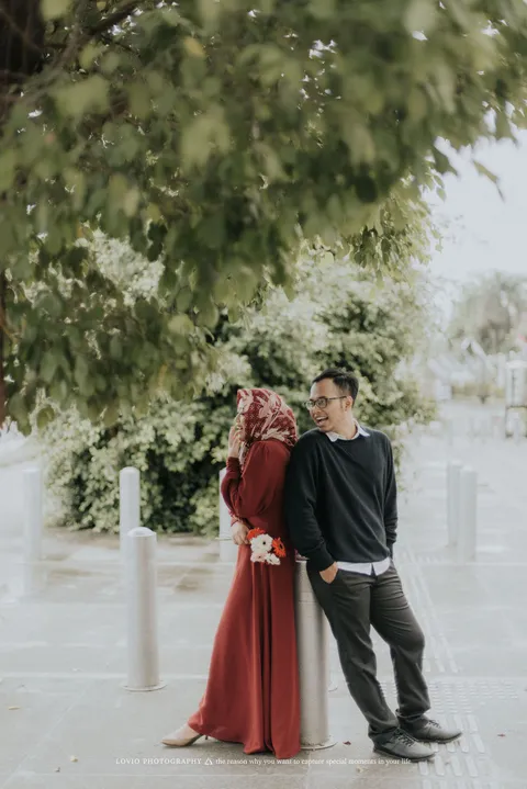 Foto sampul undangan Gina & Asdita