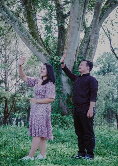 Foto sampul undangan Angel & Mujur