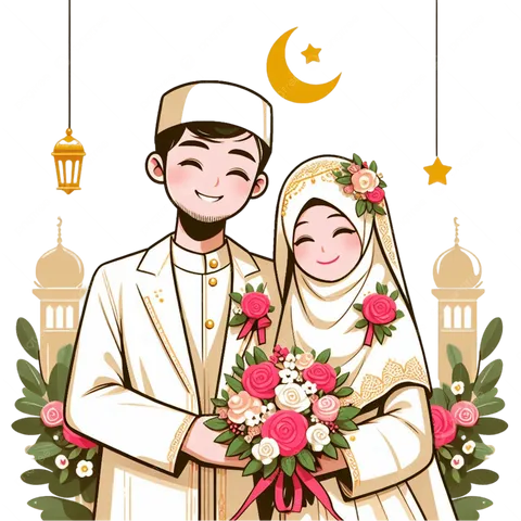 Foto sampul undangan Madin & Ros