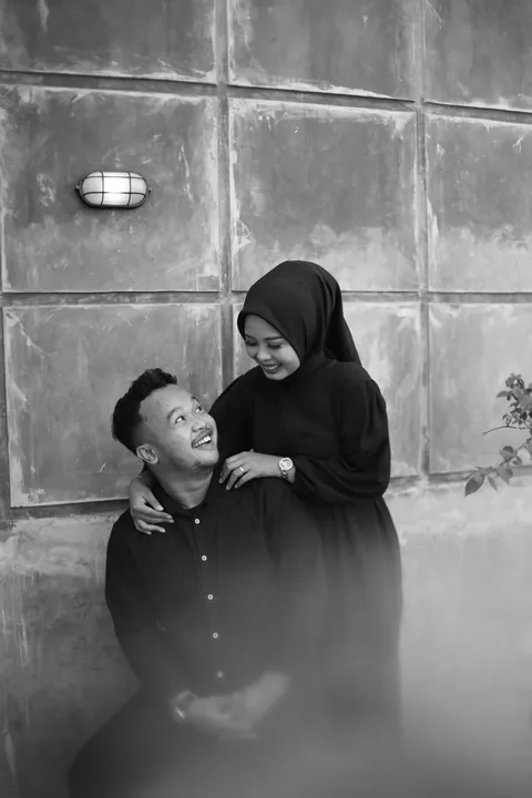 Foto sampul undangan Ria & Syarief