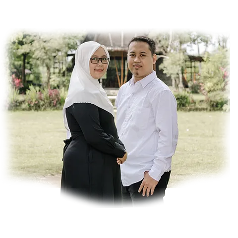 Foto sampul undangan Khusna & Bayu