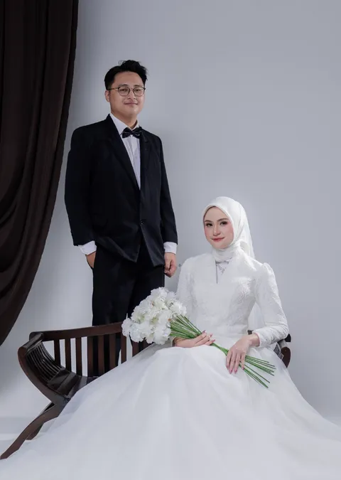 Foto sampul undangan Nabilah & Audi