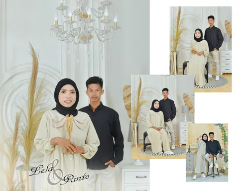 Foto sampul undangan Lela & Rinto