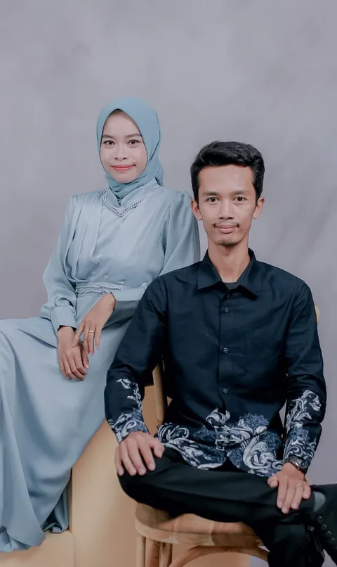 Foto sampul undangan Aziz & Risma