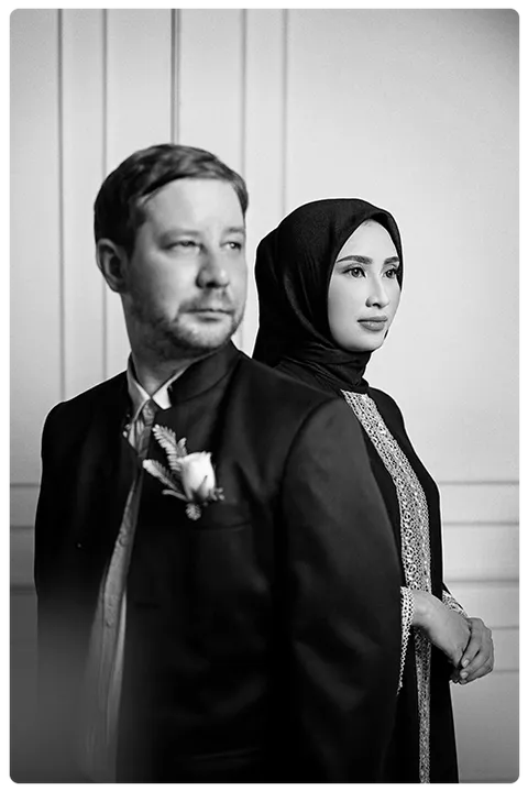 Foto sampul undangan Tim & Fira