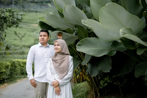 Foto sampul undangan Alfi & Aini