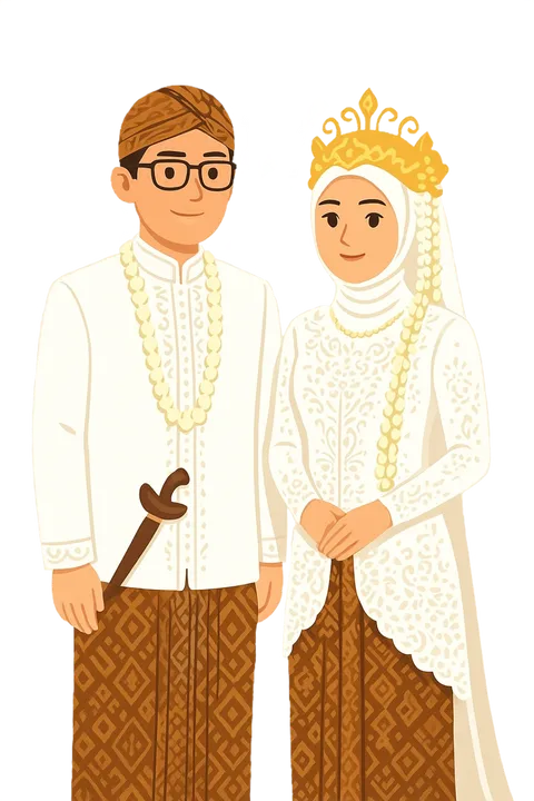 Foto sampul undangan Robbi & Oktaviani