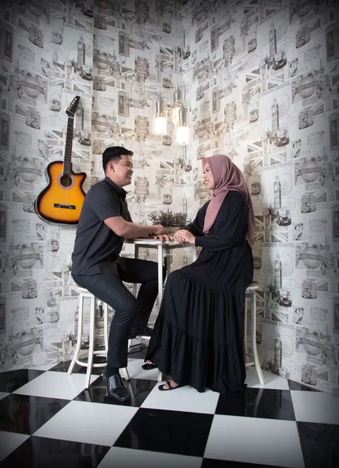 Foto sampul undangan Titri & Angga
