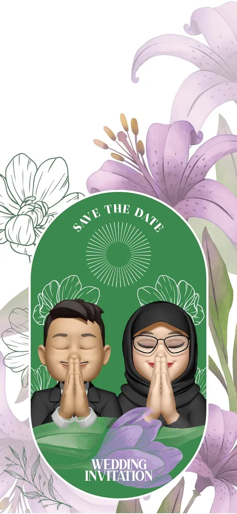 Foto sampul undangan Acara Eka & Yadi