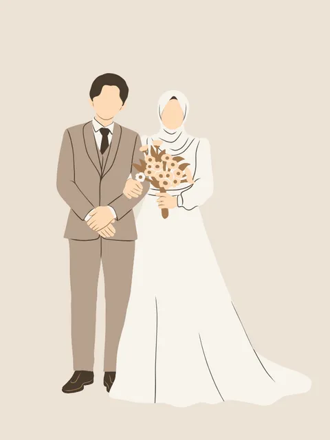 Foto sampul undangan Armando & Dini