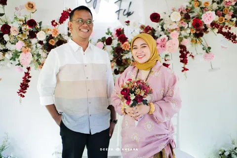 Foto sampul undangan Lukman & Novi