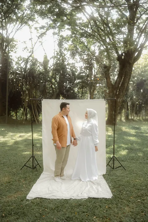 Foto sampul undangan Adri & Alma