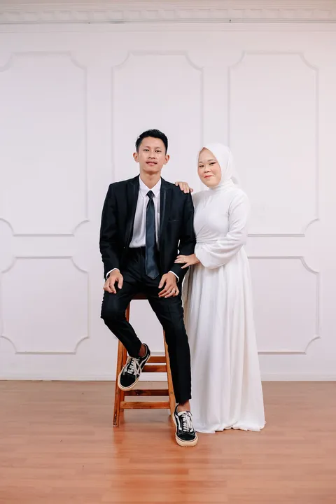 Foto sampul undangan Ninda & Fian