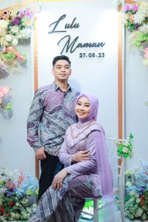 Foto sampul undangan Lulu & Maman