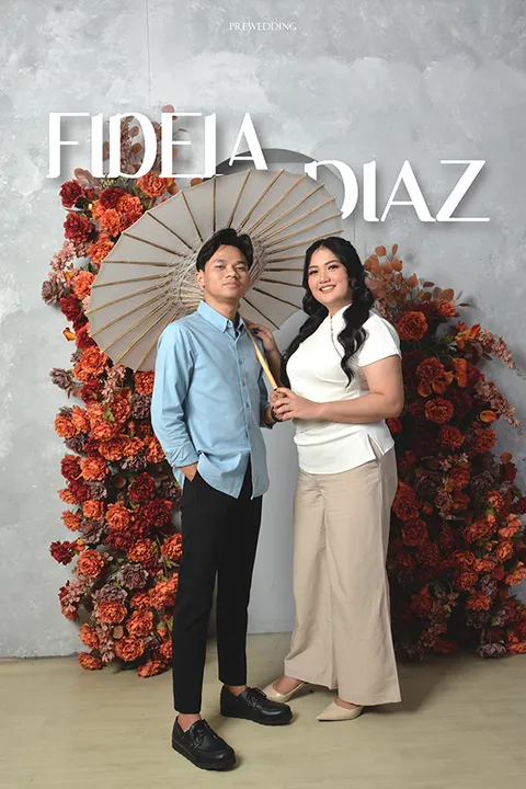 Foto sampul undangan Diaz & Fidela