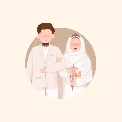 Foto sampul undangan Icha & Marzuki