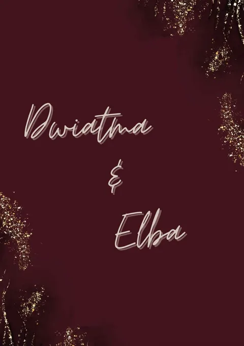 Foto sampul undangan Elba & Dwiatma