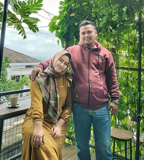 Foto sampul undangan Afifah & Huda