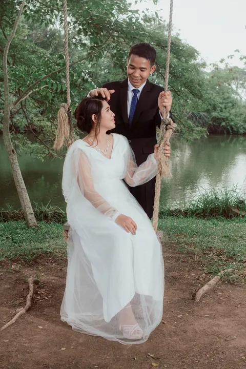 Foto sampul undangan Evi & Samuel