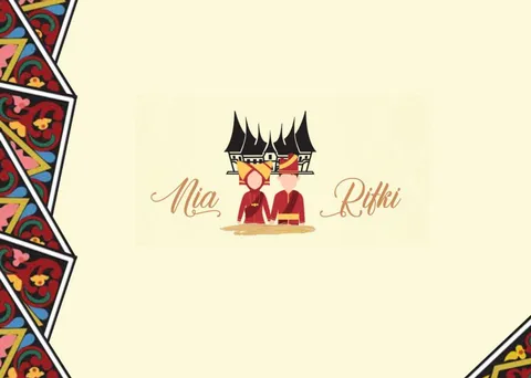 Foto sampul undangan Rifki & Nia